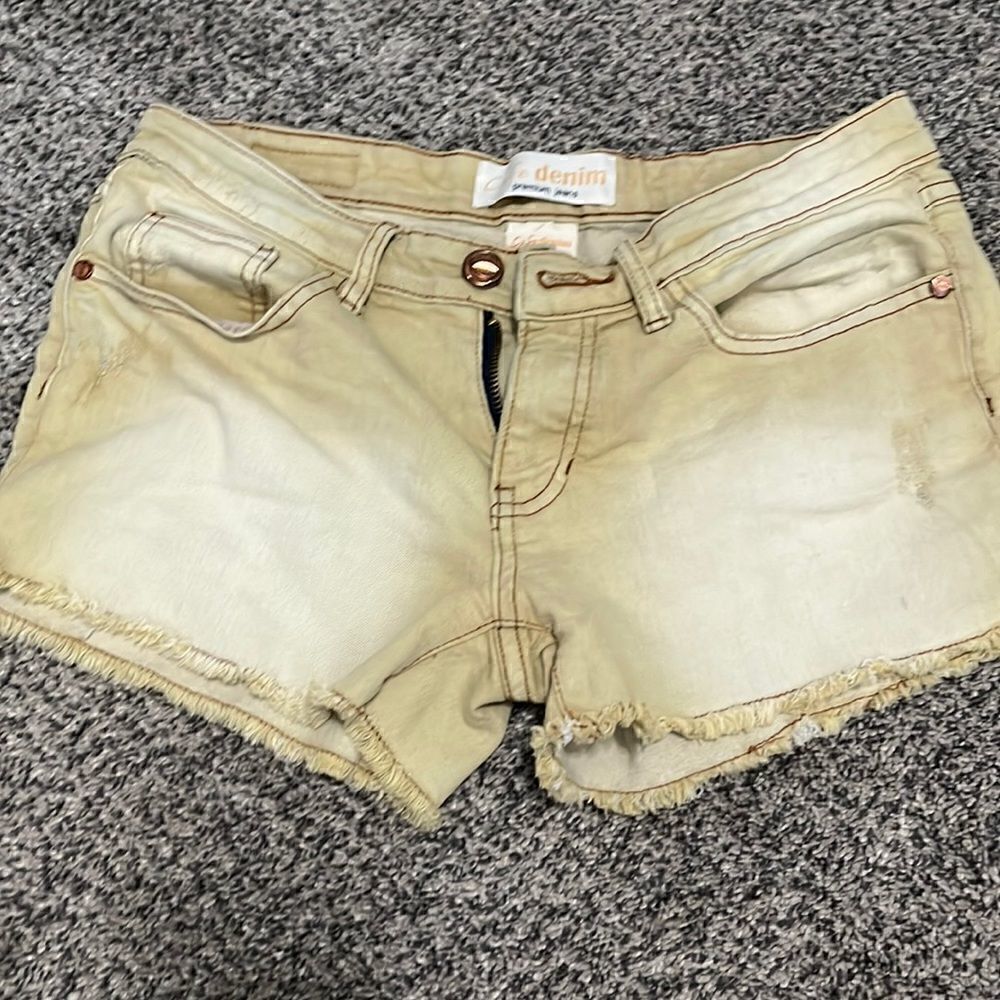 Cafe Denim Jean Shorts - 5/6